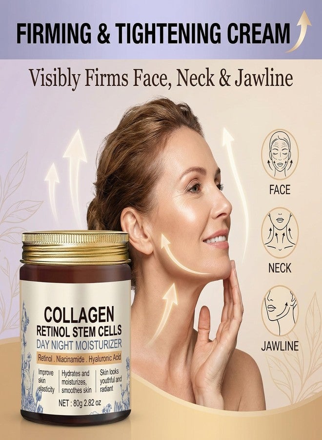Grospe Retinol Collagen Face & Neck Cream, Anti-Aging Moisturizer, 2.82 Oz - Image 4