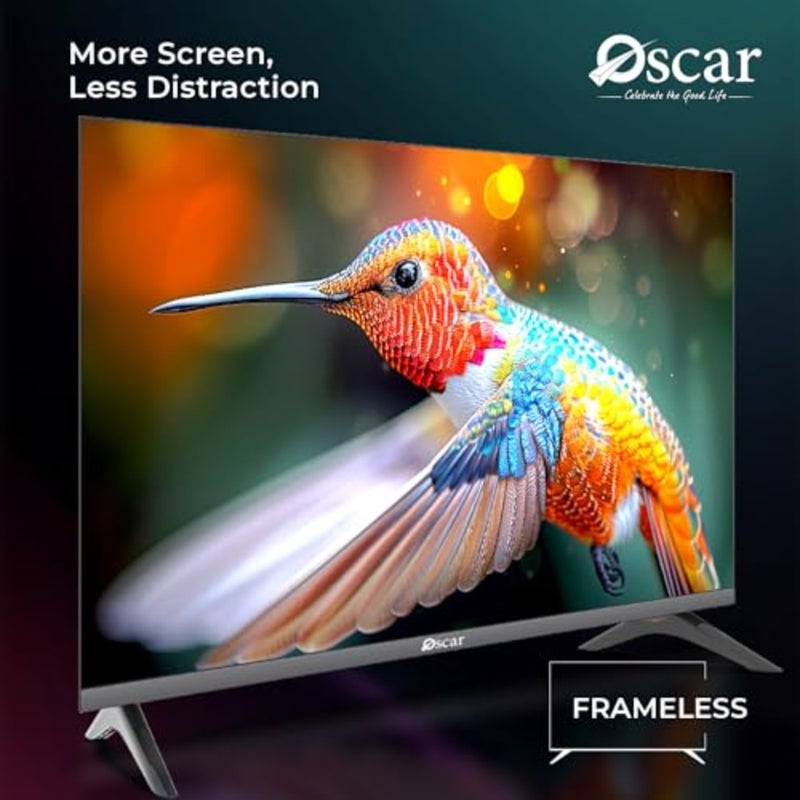 تلفزيون ذكي 50 بوصة UHD 4K لاستخدام غرفة المعيشة، لوحة LED رفيعة للغاية، تصميم بدون إطار أسود، دعم HDR10 والتحكم الصوتي عبر WiFi Bluetooth - Image 3