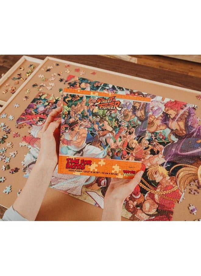 Toynk لعبة أحجية الصور المقطوعة Street Fighter Time For Battle مكونة من 1000 قطعة للكبار؛ ألعاب تعليمية وتنمية ذهنية؛ مجموعة بناء أنشطة لتشجيع اللعب الإبداعي؛ 28 × 20 بوصة  - Image 4