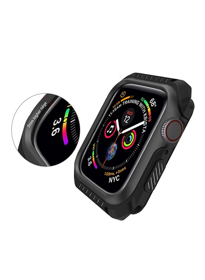 Ozone Protective Case Cover For Apple Watch Series 4/5 44 mm Black - Image 3