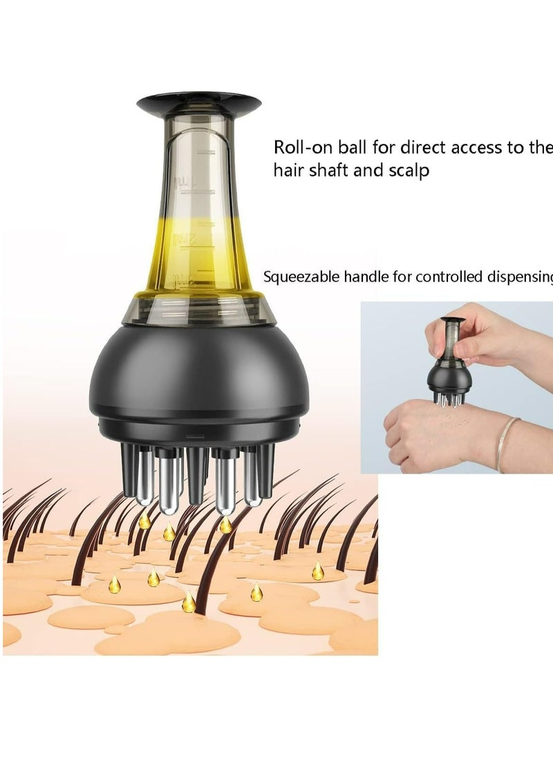 Generic Portable Scalp Massager Applicator for Hair Care Serum and Oil - Stimulate Hair Growth and Relieve Stress with Mini Liquid Comb  - Image 2