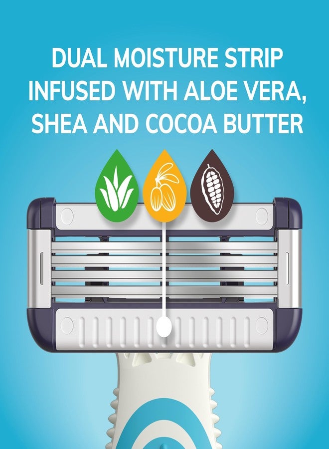 BIC EasyRinse Sensitive Anti-Clogging Men's Disposable Razors, Clinically Proven for Sensitive Skin, Shaving Razors With 4 Blades, 2 Count - Image 5