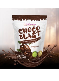 Choco Blast Chocolate Powder Drink Mix Chocolate mint Flavor - Glowming Shape Detox by CC