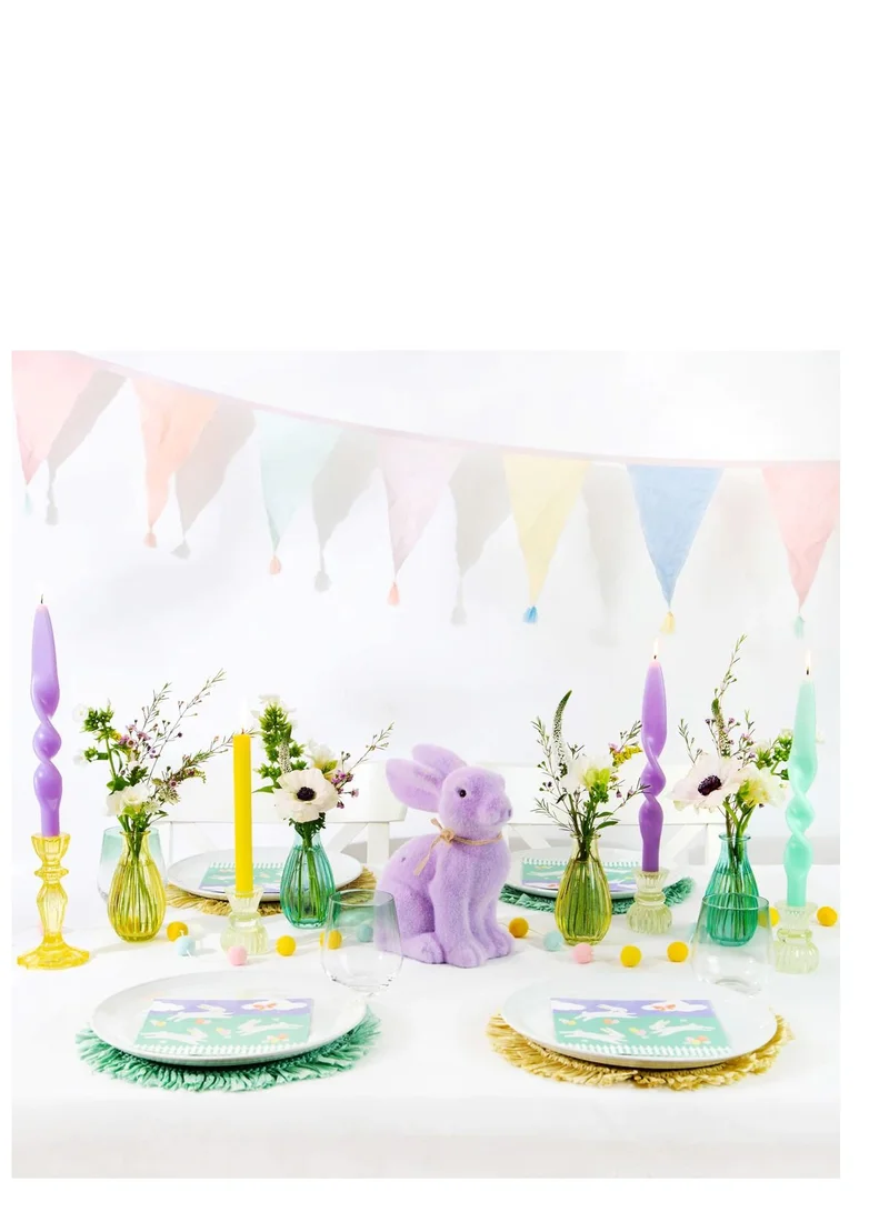 توكينج تيبلز أرنب زينة بنفسجي عشبي، ٢٥ سم