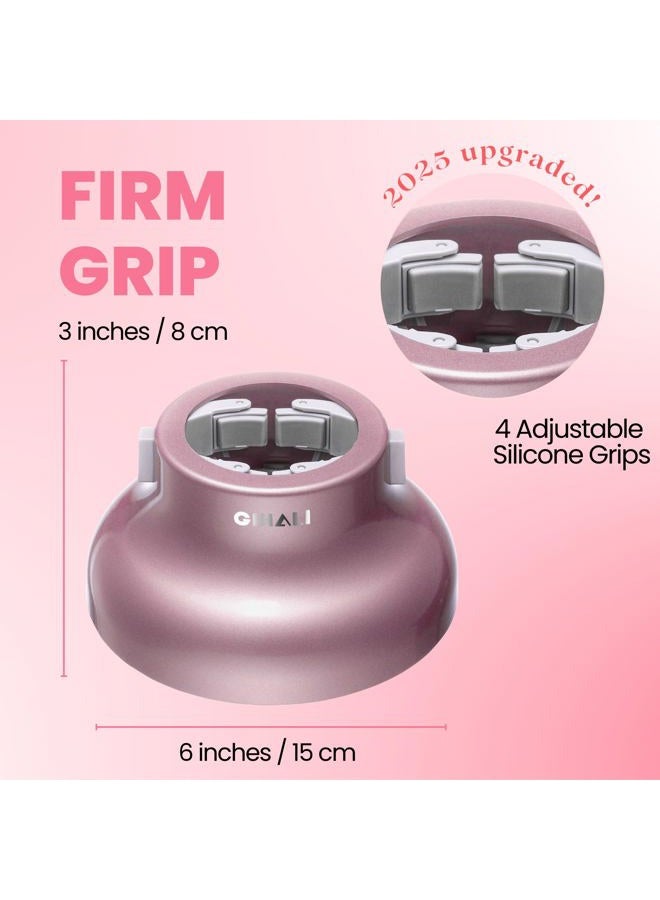 GIHALI Universal Hair Diffuser “Super Sturdy” 4.4-6.6cm for Natural Curly and Wavy Hair, Easy Install, Hair Dryer Attachment Fit for Travel (Rose Gold) - Image 2