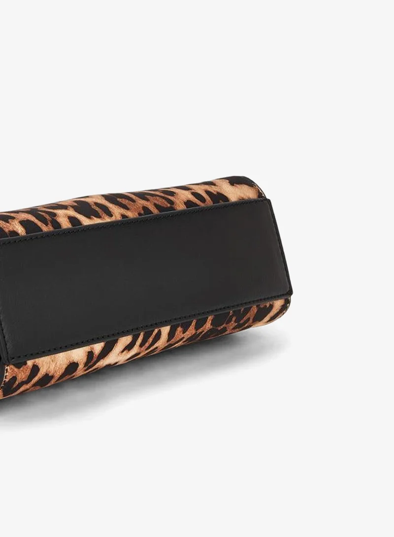 Celeste MULTICOLOUR Animal Print Crossbody Bag With Detachable Chain Strap for Women | Best Price UAE