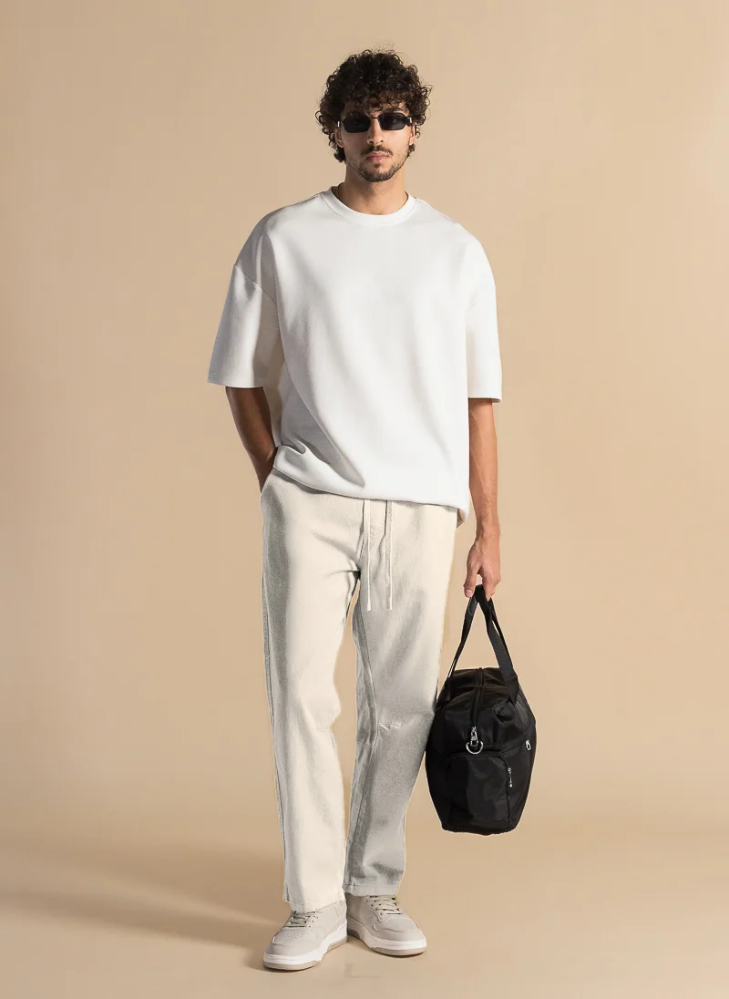 SHAPES COMFORT FIT DENIM TROUSERS