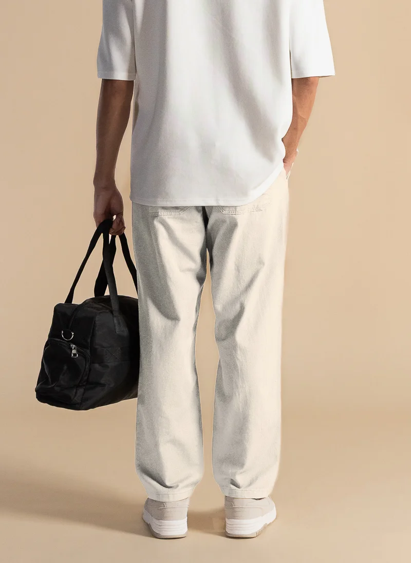 SHAPES COMFORT FIT DENIM TROUSERS