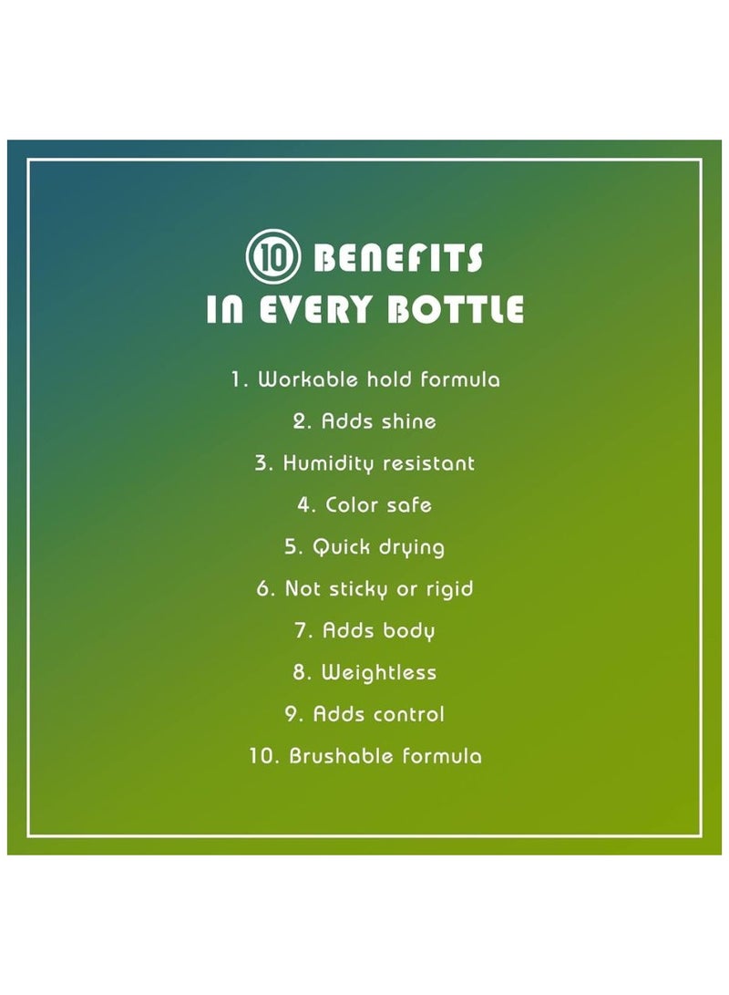 It's a 10 Miracle Finishing Spray, 10 hair spray, Workable hair hold, Color-treated hair, Weightless finish 10 Oz - Image 3