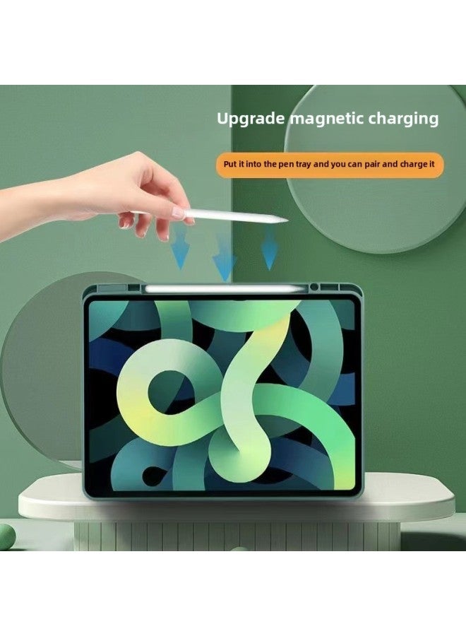 Suitable For The IPad Leaf Particle Tablet Protective Case 10.2inch With Pen Slot 10.9 Magnetic Protective Case Mini-Color:Emerald-Applicable Models:IP PRO 13inch 2024 - Image 4