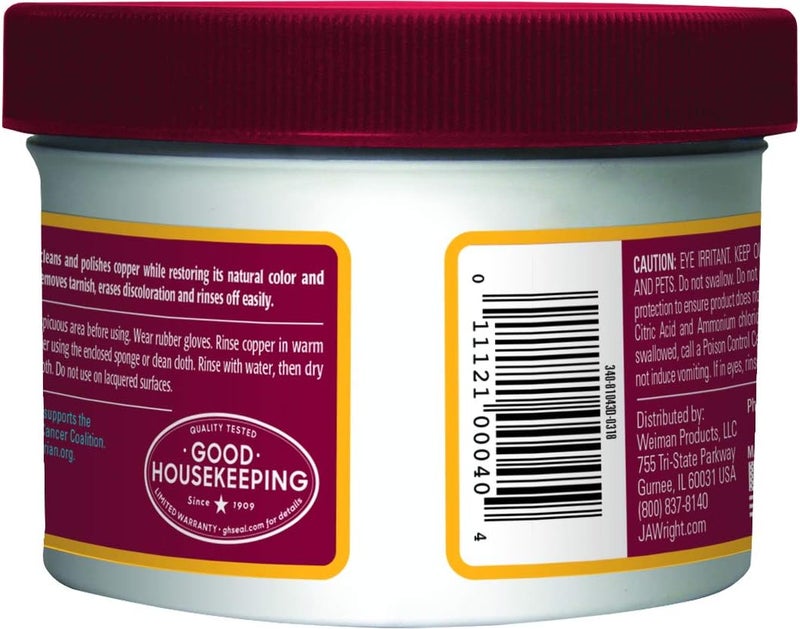 Wright's Copper and Brass Cream Cleaner 8 oz - Image 2