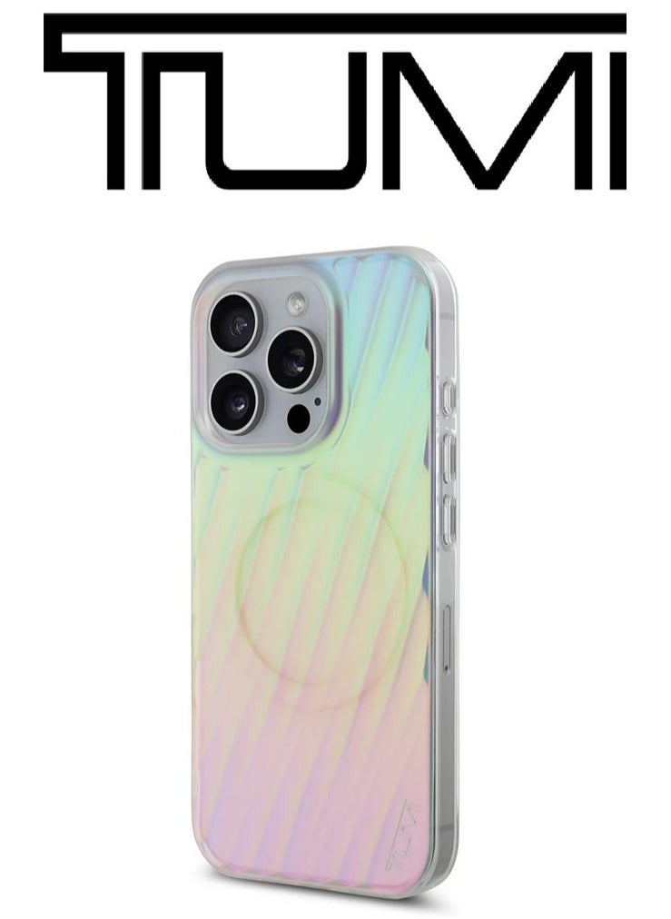 CG MOBILE iPhone 16 Pro Max case with back protection , iphone 16 pro max cover strong shockproof, cover iphone 16 pro max supports MagSafe wireless charging, with a French design and approved by the global brand Tumi, transparent design in multiple colors.  - Image 2