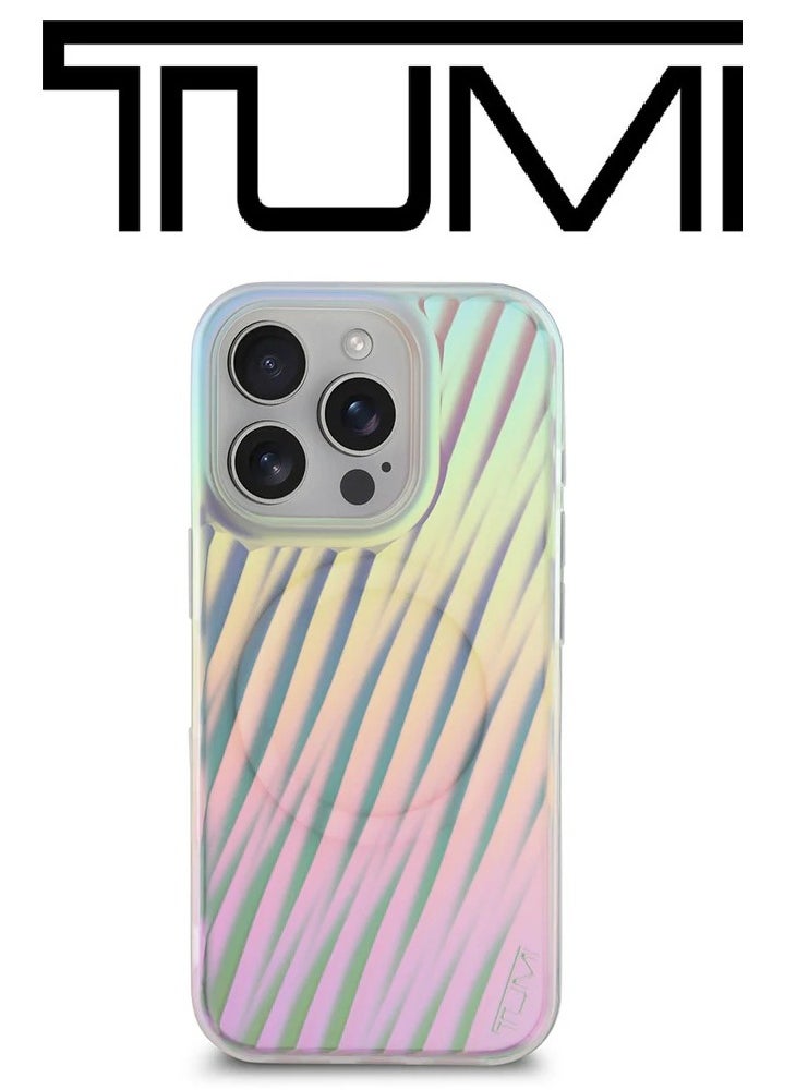 CG MOBILE iPhone 16 Pro Max case with back protection , iphone 16 pro max cover strong shockproof, cover iphone 16 pro max supports MagSafe wireless charging, with a French design and approved by the global brand Tumi, transparent design in multiple colors.  - Image 3