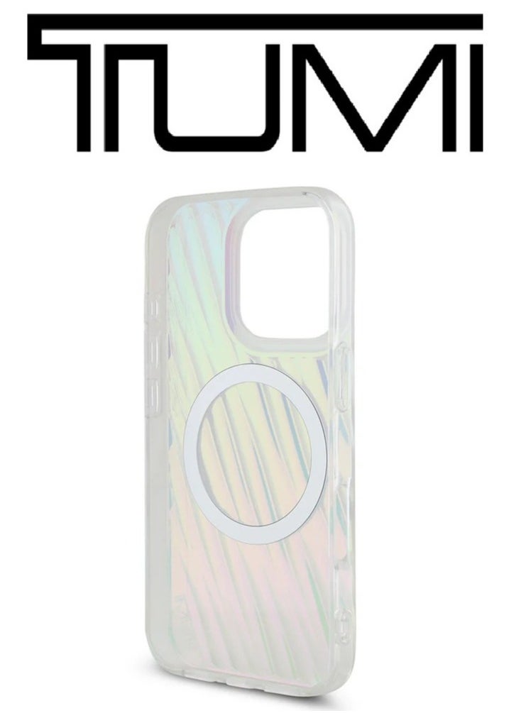 CG MOBILE iPhone 16 Pro Max case with back protection , iphone 16 pro max cover strong shockproof, cover iphone 16 pro max supports MagSafe wireless charging, with a French design and approved by the global brand Tumi, transparent design in multiple colors.  - Image 5