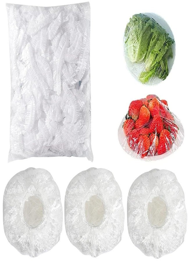 Zittop 100 PCS Fresh Keeping Bags with Elastic Disposable Plastic Bowl Cover Dish Cover Food Cover for Kitchen Bowl/Plates - Image 1