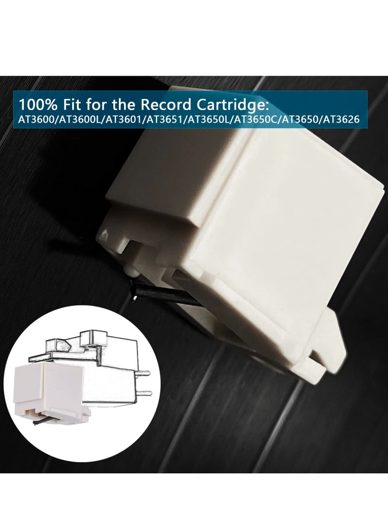 Captaintech Replacement Needles for ATN3600L Diamond Record Player with Cleaning Brush, Compatible with Audio,Technica AT,LP60X Series Vinyl Players - Image 5