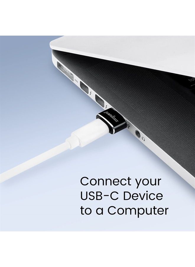 Perixx PERIPRO-408 USB C Female to USB A Male Adapter - Data Transfer & Charging Adapter for iPhone 12 13 Mini Pro, Galaxy Note, iPad & Pixels Smartphone - Image 3