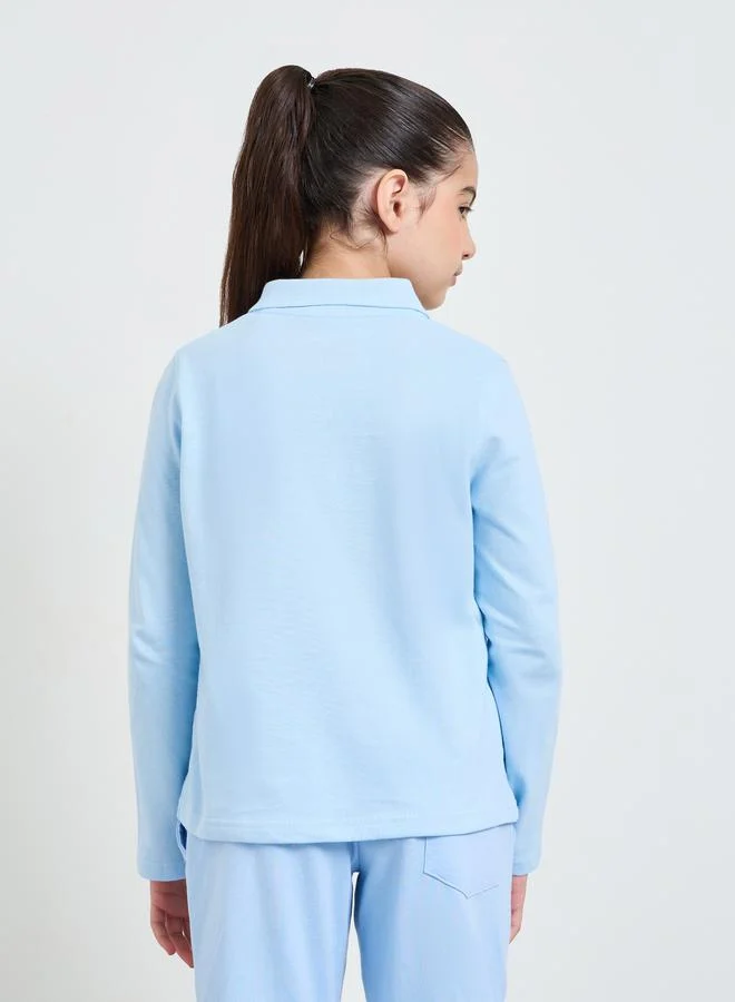 ستايلي Teens Pack of 2 - Cotton Long Sleeves Polo T-Shirt