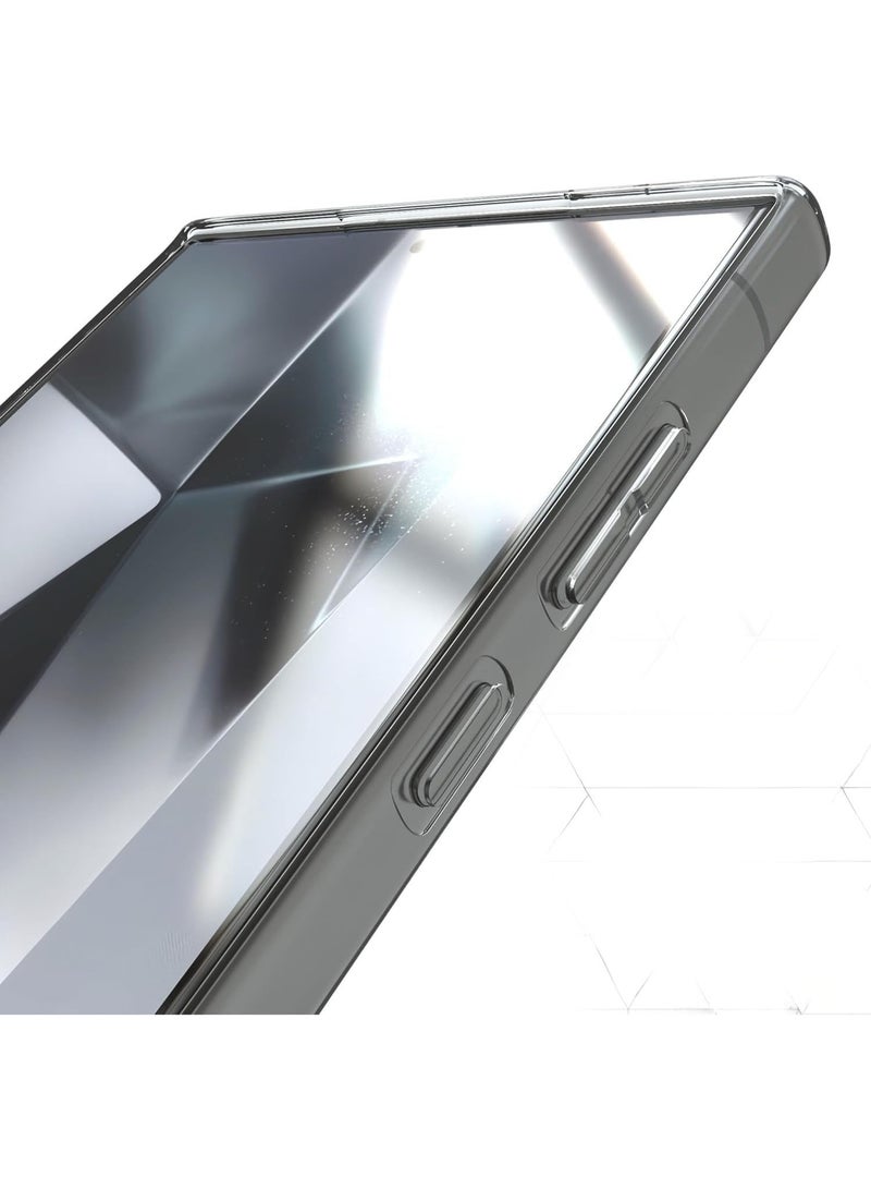 جراب لهاتف سامسونج جالاكسي إس 24 ألترا، جراب سيليكون TPU ناعم، حماية شفافة مضادة للخدش، غطاء امتصاص الصدمات [رفيع للغاية] - Image 3