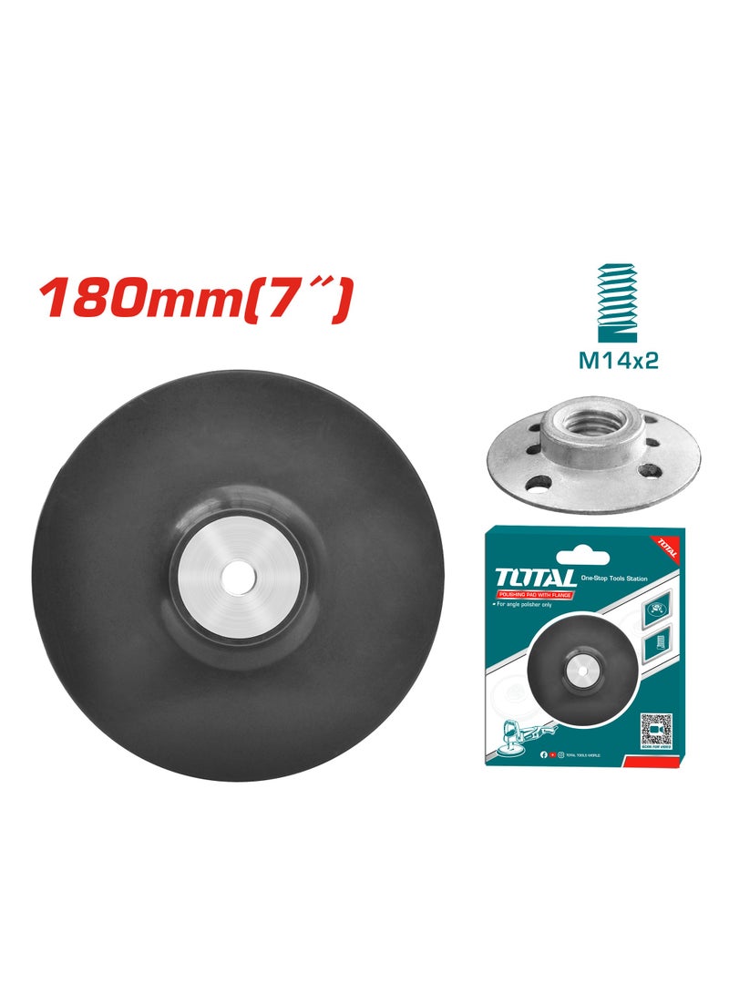 Total Polishing Pad With Flange 7 Inch  Tac7111801
