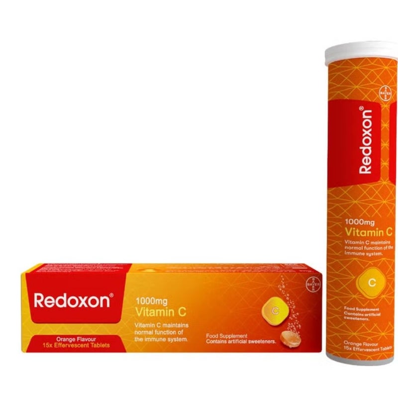 Redoxon Complete Orange Flavour Effervescent 15S