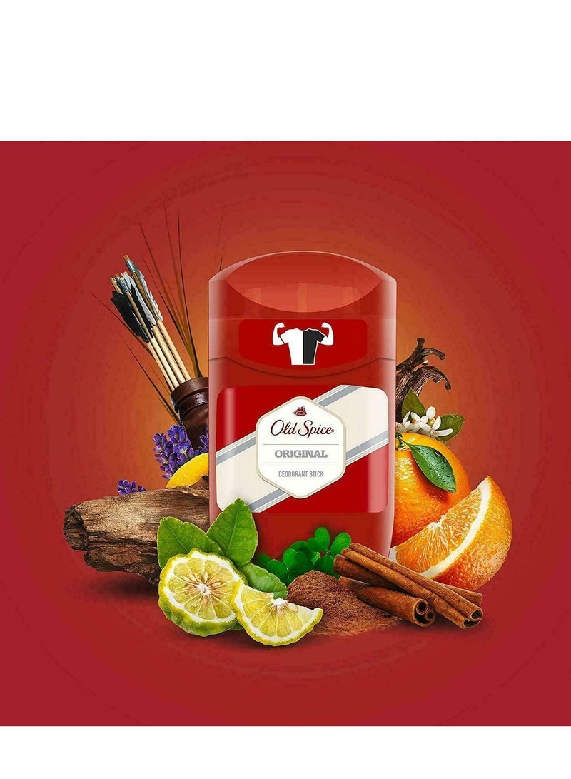 Old Spice Original Deodorant Stick for Men 50ml  - Image 2