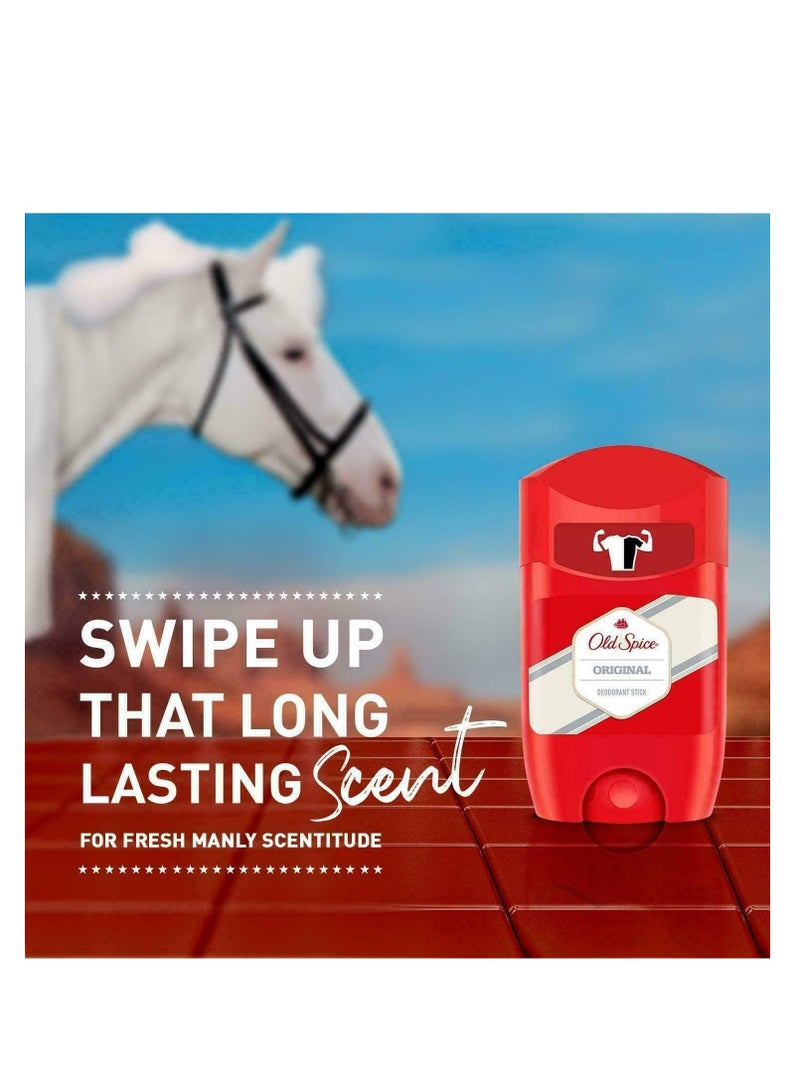 Old Spice Original Deodorant Stick for Men 50ml  - Image 4