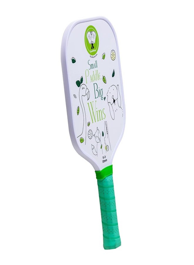QuadWoke K-Jr. Kids Pickleball Paddle - Lightweight & Durable Pickle Ball Paddle for Youth Pickleball Paddles for Beginners & Juniors - Best Pickleball Bat for Young Champions (Green) - Image 4