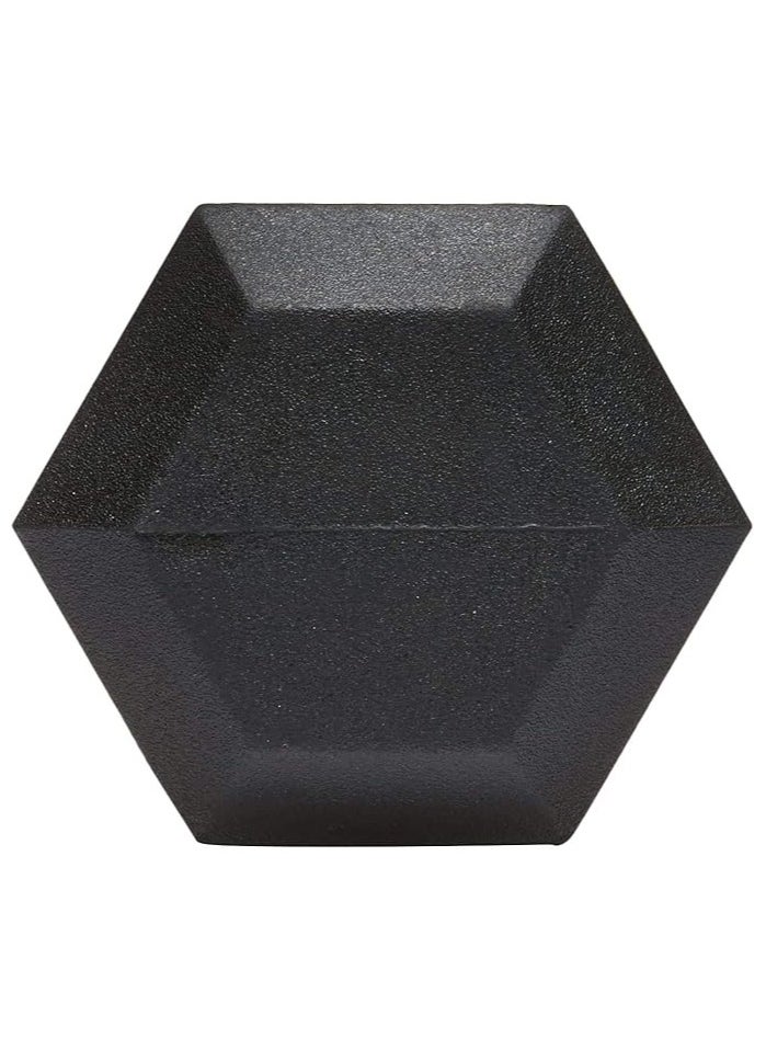 ULTIMAX - ULTIMAX - Rubber Encased Dumbbell Set Hex Rubber Dumbbell Solid Iron Hex Dumbbells - 5KG x 2 - Image 1