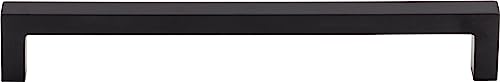 Top Knobs M2137 Nouveau III Collection 7-9/16" Square Bar Pull, Flat Black - Image 2