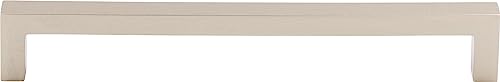 Top Knobs M2137 Nouveau III Collection 7-9/16" Square Bar Pull, Flat Black - Image 4