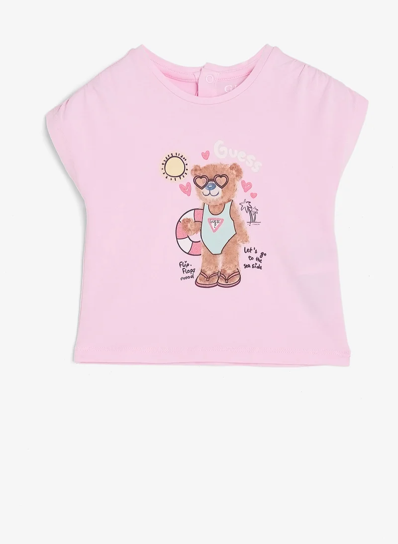 GUESS Infant Batwing Crew Neck T-Shirt
