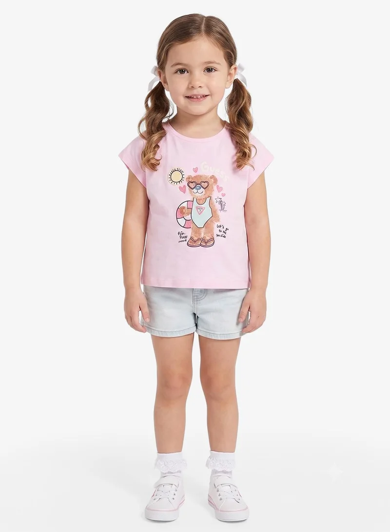 GUESS Infant Batwing Crew Neck T-Shirt