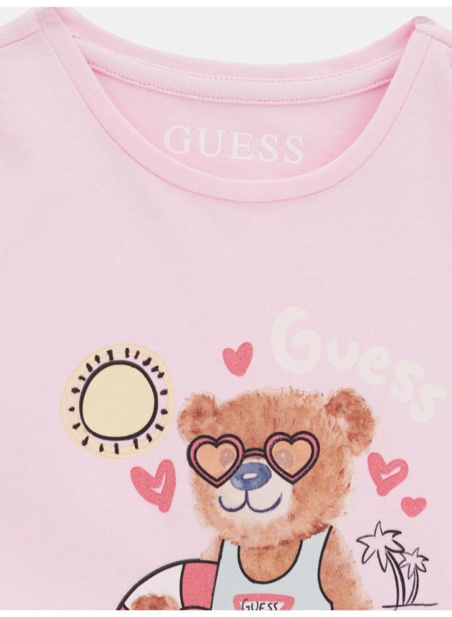 GUESS Infant Batwing Crew Neck T-Shirt - Image 4