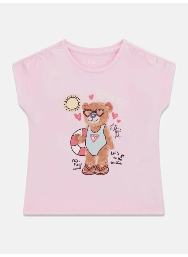 GUESS Infant Batwing Crew Neck T-Shirt