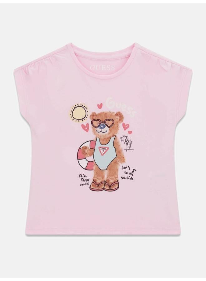 GUESS Infant Batwing Crew Neck T-Shirt - Image 2