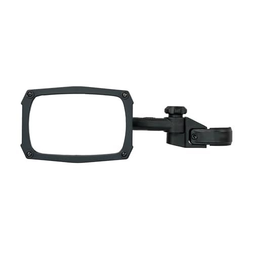 ATV Tek CLEARVIEW™ UTV Sideview Mirror, Black UV resistant Nylon, Designed for and Fits, Honda, Yahama, Polaris, Kawaski, CF Moto with Round or Profiled Tubing, one mirror. - Image 1