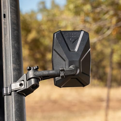 ATV Tek CLEARVIEW™ UTV Sideview Mirror, Black UV resistant Nylon, Designed for and Fits, Honda, Yahama, Polaris, Kawaski, CF Moto with Round or Profiled Tubing, one mirror. - Image 3