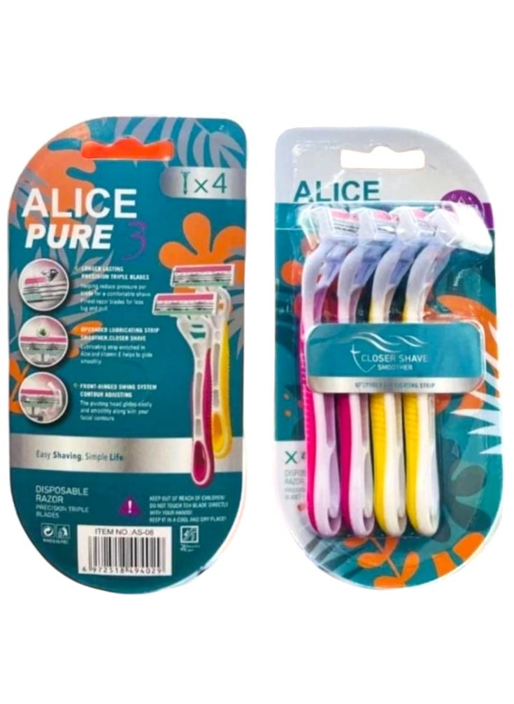 Alice Alice Simple Shaver Smoother Life With 4 Blades 