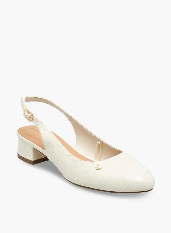 لو كونفورت Women Textured Block Heel Shoes