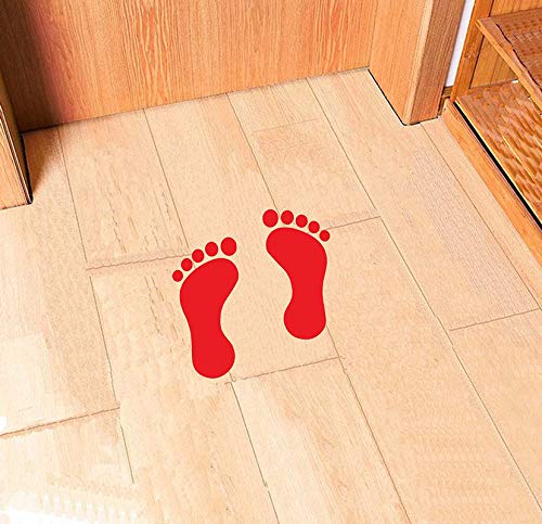 Techgifti™ Religious Laxmi Charan paduka Sticker, Floor Sticker for Diwali Navratri Occasion Pack of 6 - Image 2