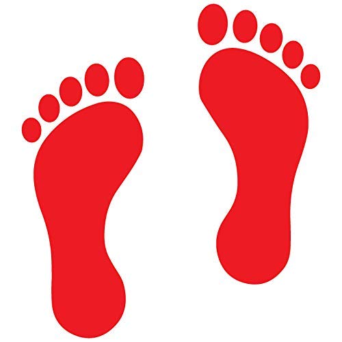 Techgifti™ Religious Laxmi Charan paduka Sticker, Floor Sticker for Diwali Navratri Occasion Pack of 6 - Image 3