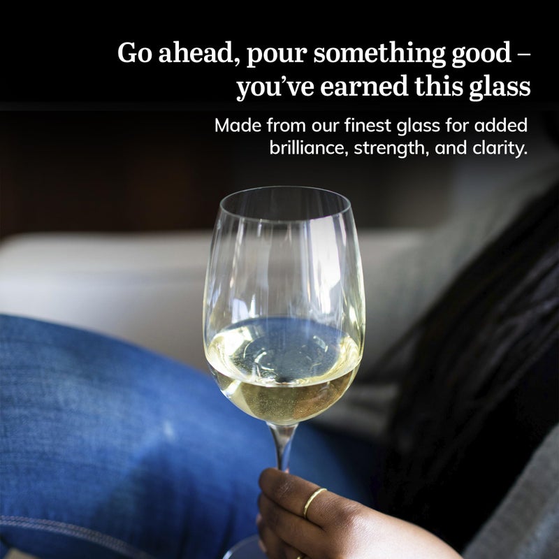 Libbey Signature Kentfield All Purpose Wine Glasses Set of 4, Red and White Long Stem Wine Glasses, Curvature Wine Glass Gift Set for All Occasions - Image 5