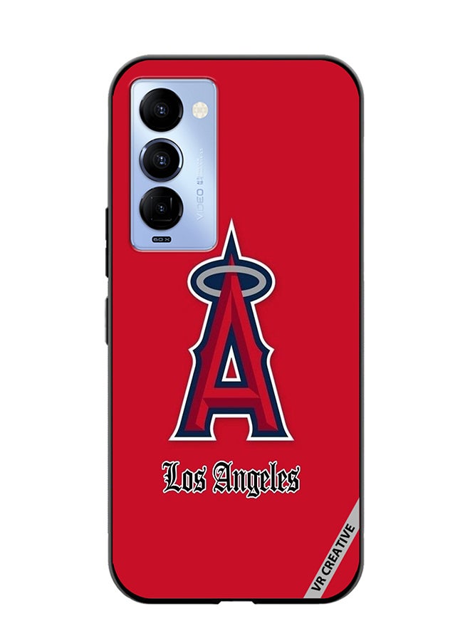 VR CREATIVE Protective Case Cover For Tecno Camon 18/18 P Los Angeles Design Multicolour - Image 1