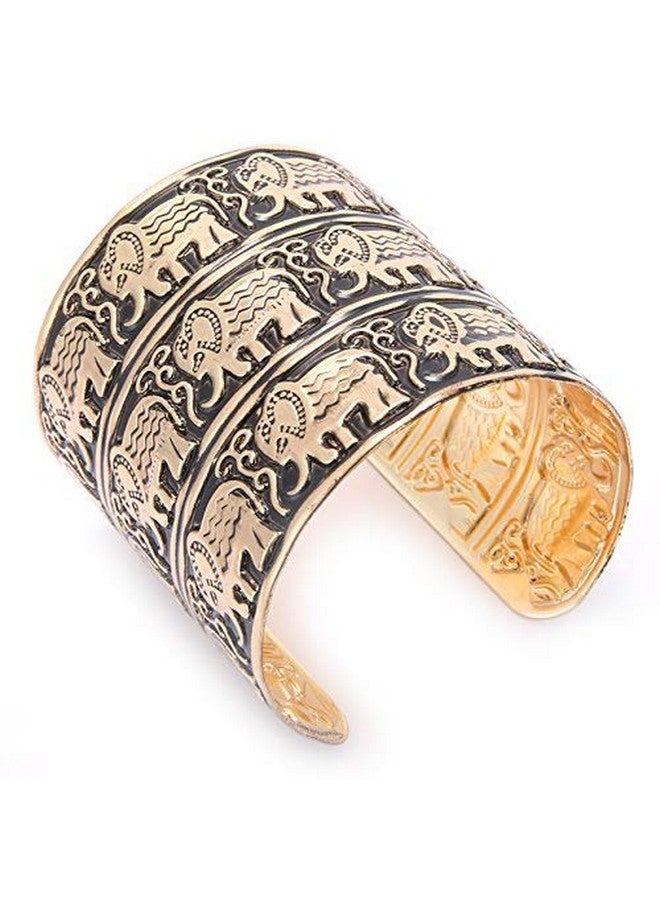 YouBella Jewellery Charm Bangle Bracelet with Beautiful Elephant Engraving for Girls and Women