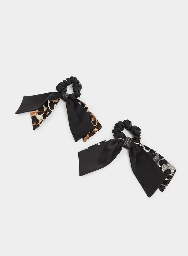 ستايلي طقم 2 - ربطات شعر بطبعة حيوانات - Image 5