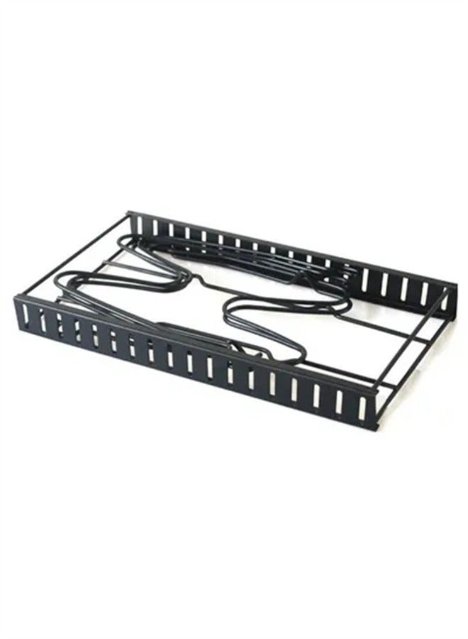 BLOOMING TIME 5-Layer Pan And Pot Lid Rack Organizer Black - Image 3