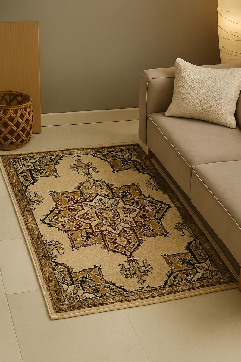 لوفت بريستول، سجادة أريكة، سجادة غرفة معيشة حديثة، سجادات أرضية ناعمة، وسائد سجادة، سجادة أريكة غير قابلة للانزلاق، سجادة غرفة معيشة قابلة للغسل، مقاس 120*170 سم، متعدد الألوان-2163-CG1-Y - Image 4