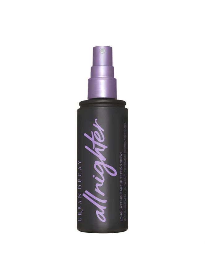 Urban Decay All Nighter Long-Lasting Makeup Setting Spray - Award-Winning Makeup Finishing Spray - Lasts Up To 16 Hours - Oil-Free, Microfine Mist - Non-Drying Formula for All Skin Types - 4.0 fl oz - Image 1