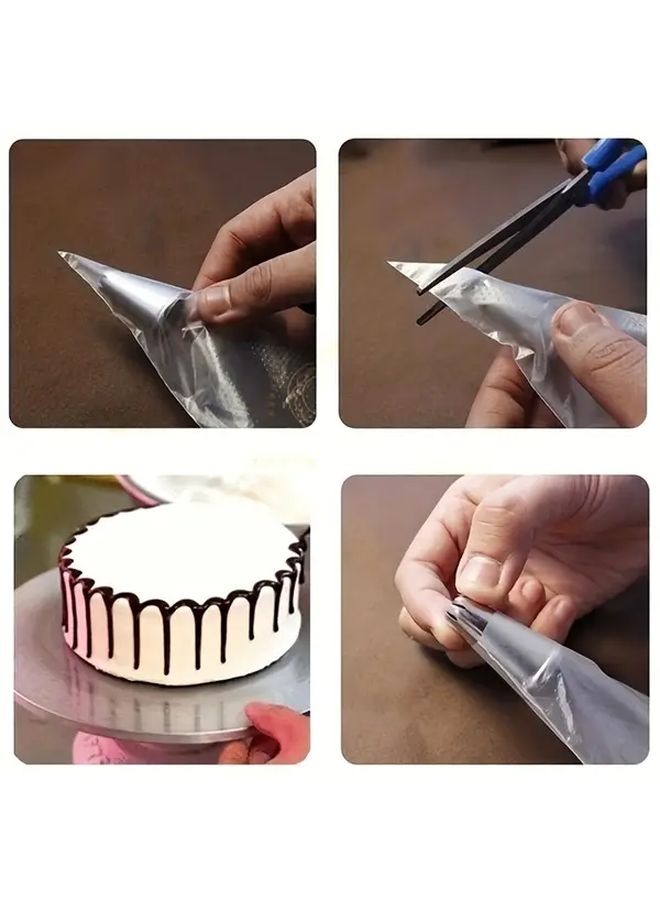 Disposable Piping Bags Size L 100 Pieces For Cake Icing And Cream Decorating - Image 5